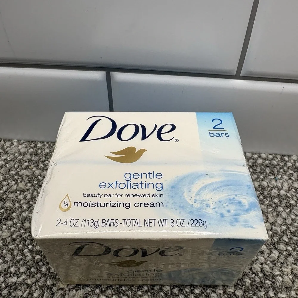 Dove Beauty Bars Gentle Exfoliating 7.5 Oz New Sealed DISC